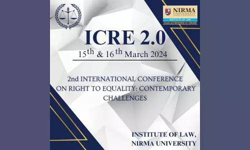 Nirma University: 2nd International Conference On Right To Equality: Contemporary Challenges [Call For Papers]