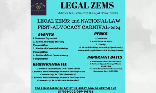 Legal Zems: 2nd National Law Fest- Advocacy Carnival-2024 Legal Zems: 2nd National Law Fest- Advocacy Carnival-2024