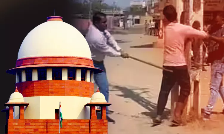 What Authority You Have To Tie People To Poles & Beat Them? : Supreme Court To Gujarat Police Officers Involved In Kheda Flogging What Authority You Have To Tie People To Poles & Beat Them? : Supreme Court To Gujarat Police Officers Involved In Kheda Flogging