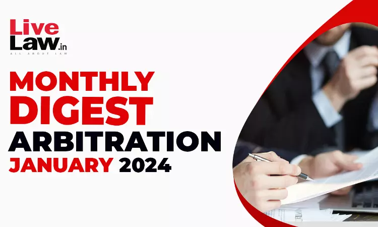 Arbitration Monthly Round-Up: January 2024