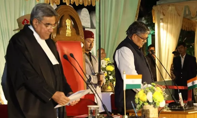 Justice Vijay Bishnoi Sworn In As Chief Justice Of Gauhati High Court Justice Vijay Bishnoi Sworn In As Chief Justice Of Gauhati High Court