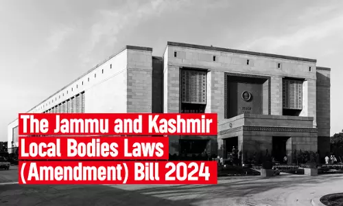 Parliament Clears Jammu and Kashmir Local Bodies Laws (Amendment) Bill, 2024 Parliament Clears Jammu and Kashmir Local Bodies Laws (Amendment) Bill, 2024