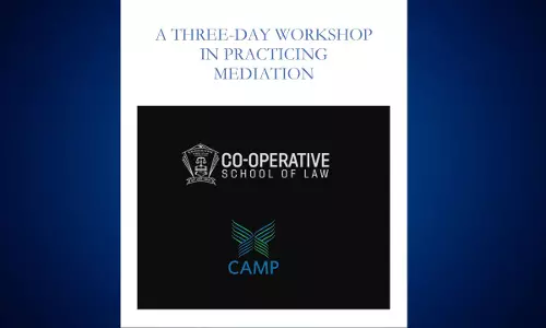 Co-operative School Of Law: Three Day Workshop On Practising Mediation [1st - 3rd March 2024]