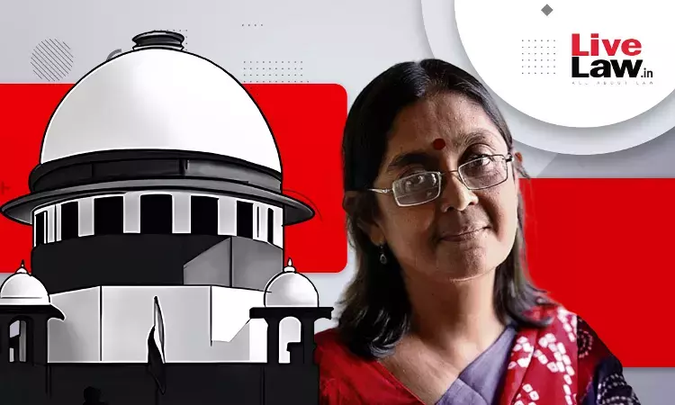 No Evidence Establishes UAPA Case, Links With Banned Groups : Bhima-Koregaon Accused Shoma Sen Argues For Bail In Supreme Court No Evidence Establishes UAPA Case, Links With Banned Groups : Bhima-Koregaon Accused Shoma Sen Argues For Bail In Supreme Court
