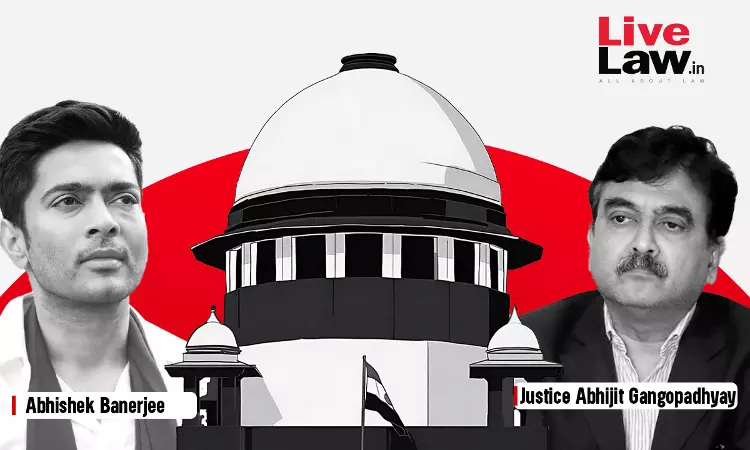 Supreme Court Declines Abhishek Banerjees Plea For Action Against HC Judge Over Interviews, But Agrees To Consider Request For Transfer Of Cases Supreme Court Declines Abhishek Banerjees Plea For Action Against HC Judge Over Interviews, But Agrees To Consider Request For Transfer Of Cases
