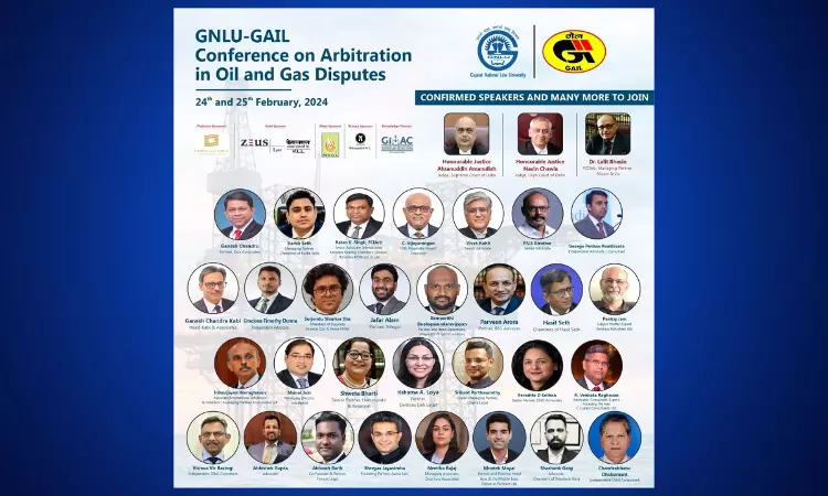 GNLU-GAIL Arbitration Conference On Oil & Gas Disputes GNLU-GAIL Arbitration Conference On Oil & Gas Disputes
