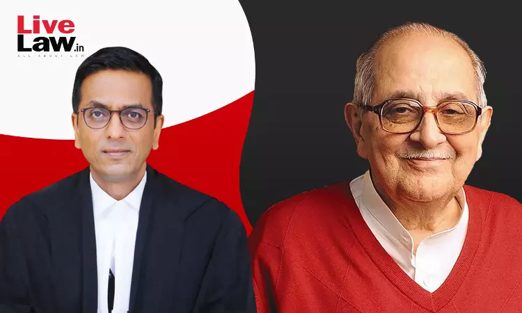 Giant Of Law :CJI DY Chandrachud Mourns Fali S Narimans Demise Giant Of Law :CJI DY Chandrachud Mourns Fali S Narimans Demise