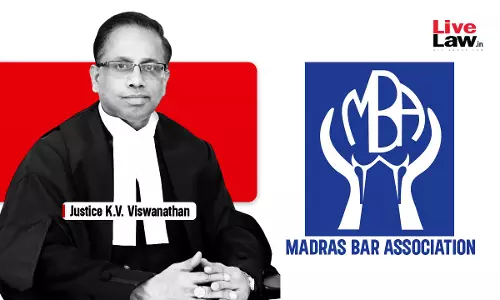 Justice KV Viswanathan Offers To Recuse From Case Against Madras Bar Association, Cites Links With MBA