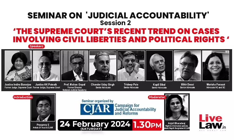 LIVE NOW- CJAR, LIVELAW & THE WIRE Seminar On Judicial Accountability- Session-1 -Supreme Court Judicial Administration & Management - Issues & Concerns LIVE NOW- CJAR, LIVELAW & THE WIRE Seminar On Judicial Accountability- Session-1 -Supreme Court Judicial Administration & Management - Issues & Concerns