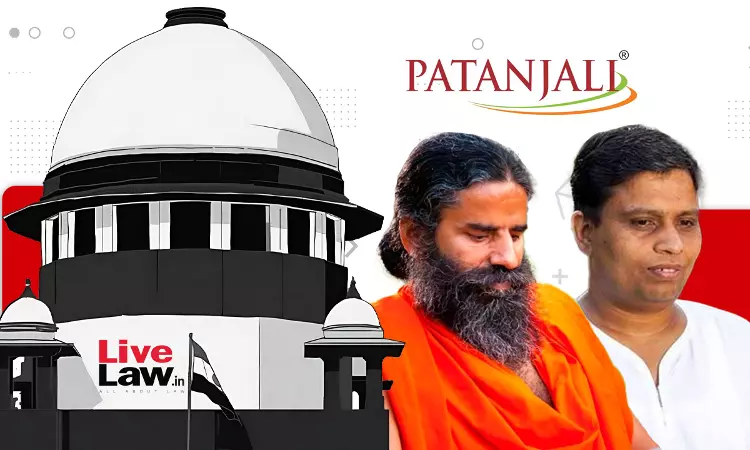 Supreme Court Issues Contempt Notice To Patanjali Ayurved & Its MD For Misleading Ads On Medicinal Cures Supreme Court Issues Contempt Notice To Patanjali Ayurved & Its MD For Misleading Ads On Medicinal Cures