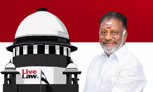 Supreme Court Dismisses Ex-TN CM Paneerselvams Plea Challenging Madras HCs Suo Motu Revision Against His Discharge In DA Case