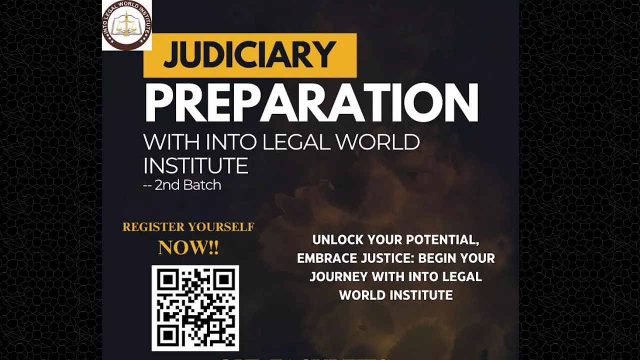 Join Indias One Of The Most Affordable Batch For Judicial Services Examination By Into Legal World Institute [Register By 31st December 2024]