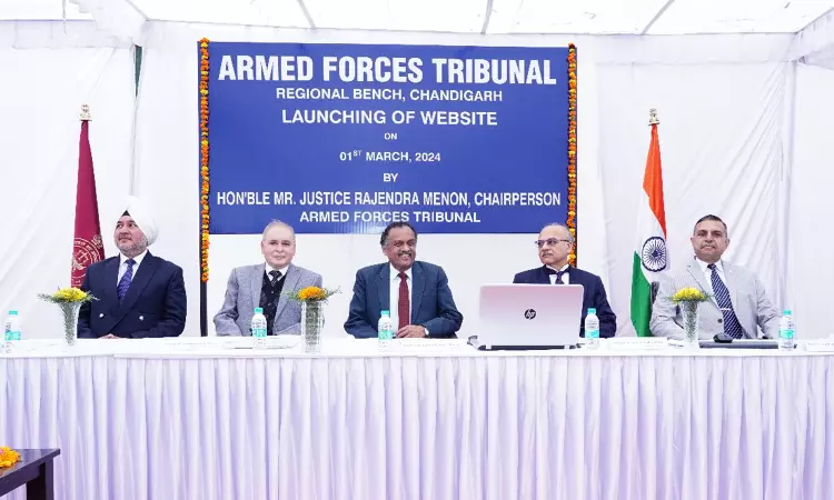 Armed Forced Tribunal Launches Official Website For Chandigarh Bench Armed Forced Tribunal Launches Official Website For Chandigarh Bench