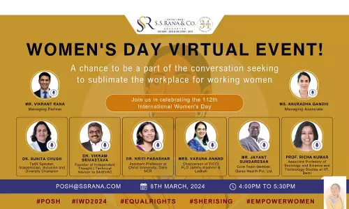 S.S. Rana & Co: Webinar On The Occassion Of International Womens Day S.S. Rana & Co: Webinar On The Occassion Of International Womens Day