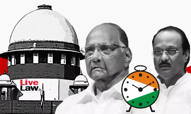 Supreme Court Asks ECI To Reserve Trumpet Symbol For NCP(Sharad Pawar); Directs NCP To Declare That Clock Symbol Is Sub Judice Supreme Court Asks ECI To Reserve Trumpet Symbol For NCP(Sharad Pawar); Directs NCP To Declare That Clock Symbol Is Sub Judice