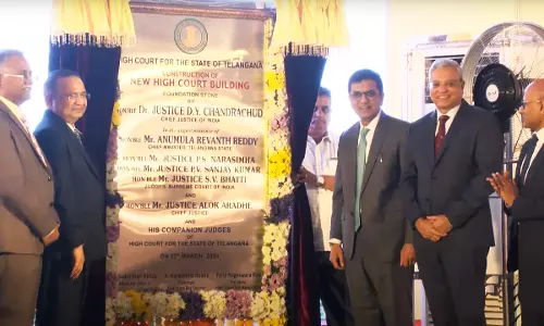 CJI DY Chandrachud Lays Foundation Stone Of New Telangana High Court Building, Bats For Inclusive Infra For Women, Disabled