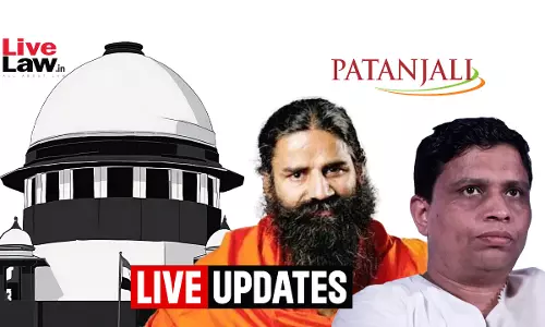 Contempt Case Against Patanjali & Baba Ramdev Over Medical Ads : Live Updates From Supreme Court Hearing Contempt Case Against Patanjali & Baba Ramdev Over Medical Ads : Live Updates From Supreme Court Hearing