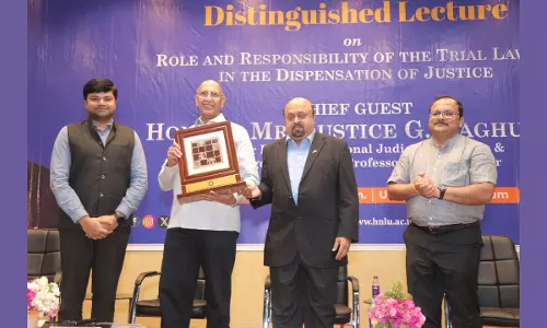 HNLU: Justice G. Raghuram Delivers The Lecture On Role & Responsibilities Of A Trial Lawyer In The Dispensation Of Justice [28 March]