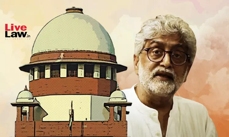 If You Have Sought For House Arrest, You Must Pay The Expenses: Supreme Court Tells Bhima Koregaon Case Accused Gautam Navlakha If You Have Sought For House Arrest, You Must Pay The Expenses: Supreme Court Tells Bhima Koregaon Case Accused Gautam Navlakha