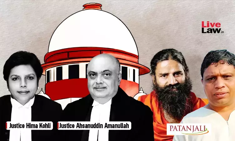 Concerned With All FMCG/Drugs Companies Affecting Lives Of Children And Elderly Through Misleading Ads : Supreme Court In Patanjali Case Concerned With All FMCG/Drugs Companies Affecting Lives Of Children And Elderly Through Misleading Ads : Supreme Court In Patanjali Case
