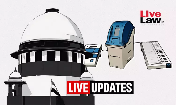 Plea For 100% EVM-VVPAT Verification : Supreme Court Seeks Clarifications From ECI | LIVE UPDATES Plea For 100% EVM-VVPAT Verification : Supreme Court Seeks Clarifications From ECI | LIVE UPDATES