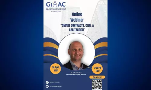 Gujarat International Maritime Arbitration Centre: Webinar On Smart Contracts, CISG & Arbitration