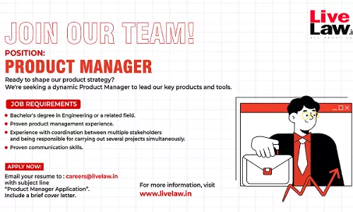 We Are Hiring: Applications Are Invited For The Post Of Product Manager We Are Hiring: Applications Are Invited For The Post Of Product Manager