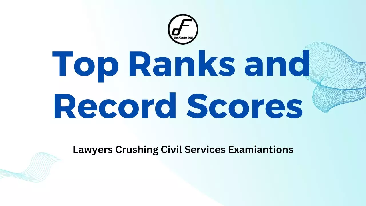 Lawyers Are Crushing The Civil Services Exams : Result Of Law Optional UPSC Lawyers Are Crushing The Civil Services Exams : Result Of Law Optional UPSC
