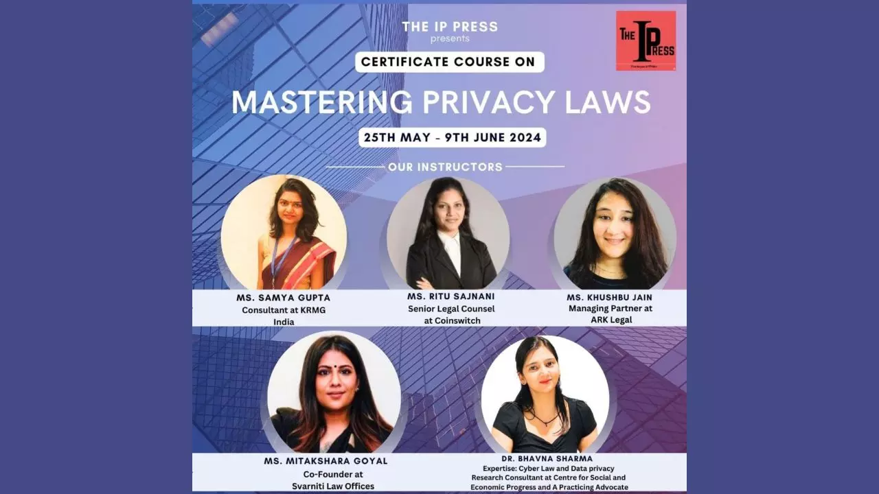 The IP Press Foundation Course On Legal Aspects Of Entrepreneurship & Certificate Course On Mastering Data Privacy Laws The IP Press Foundation Course On Legal Aspects Of Entrepreneurship & Certificate Course On Mastering Data Privacy Laws