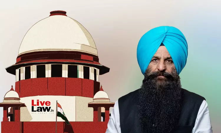 Supreme Court Refuses To Grant Ex-Parte Interim Bail To AAP Punjab MLA Jaswant Singh To Campaign For Lok Sabha Polls