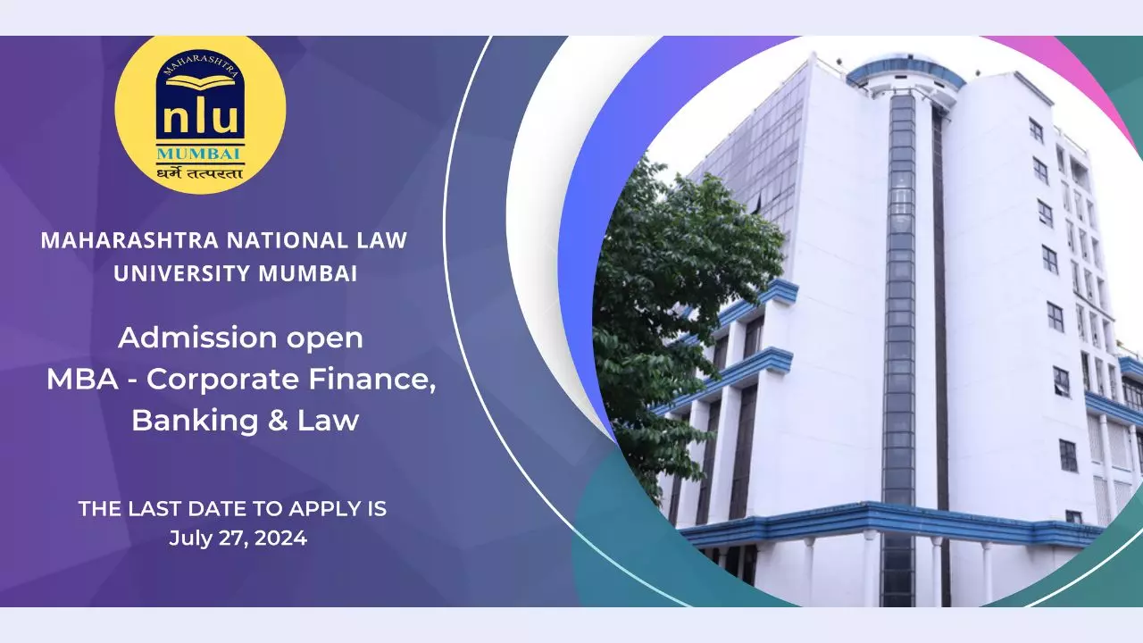 MNLUM: Admission Open For MBA Corporate Finance, Banking & Law [Last Date To Apply 27 July]