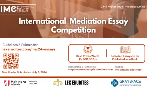 Mahindra University: International Mediation Essay Competition, 2024 Mahindra University: International Mediation Essay Competition, 2024