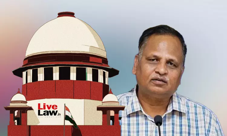 Bail Prayers Not To Be Unnecessarily Adjourned : Supreme Court Urges Delhi HC To Decide Satyendar Jains Default Bail Plea Soon Bail Prayers Not To Be Unnecessarily Adjourned : Supreme Court Urges Delhi HC To Decide Satyendar Jains Default Bail Plea Soon