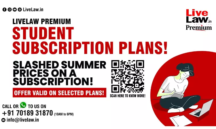 [Study Hard, Save Harder] 50% Off  For Students! LiveLaw Student Subscription Plans Are Here!
