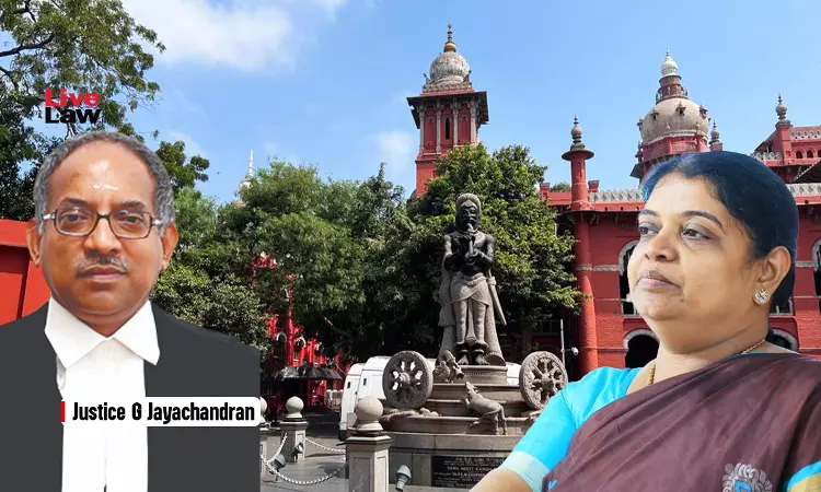 Madras High Court Permits Voter To Seek Records Of Disproportionate Assets Case Acquitting Social Welfare Minister Geetha Jeevan Madras High Court Permits Voter To Seek Records Of Disproportionate Assets Case Acquitting Social Welfare Minister Geetha Jeevan