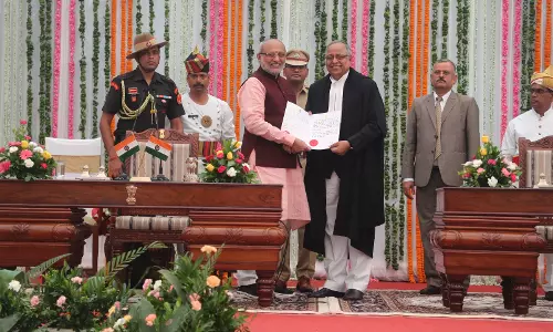 Justice BR Sarangi Takes Oath As Jharkhand High Court Chief Justice, To Have 15 Days Tenure As CJ