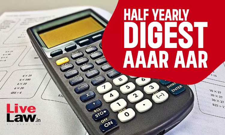 AAAR & AAR Half Yearly Digest: January To June 2024 AAAR & AAR Half Yearly Digest: January To June 2024