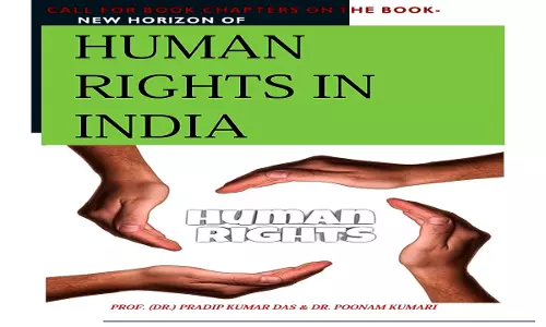 [Advt.] Call For Chapters For The Book New Horizon Of Human Rights In India
