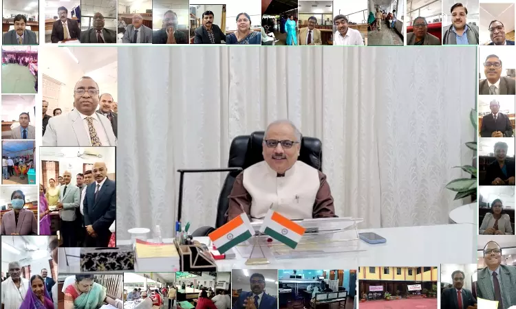 In A First, Chhattisgarh HC Chief Justice Ramesh Sinha Virtually Monitors National Lok Adalat Across 23 Districts In A First, Chhattisgarh HC Chief Justice Ramesh Sinha Virtually Monitors National Lok Adalat Across 23 Districts