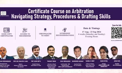 LexPactos Certificate Course On Arbitration Navigating Strategy, Procedures And Drafting Skills