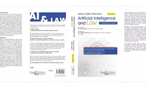 Scriboards Rodney D. Ryder And Nikhil Narens Book On Artificial Intelligence And Law Gets A New Edition