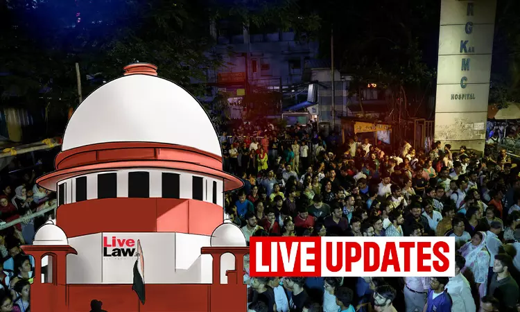 Kolkata Doctors Rape-Murder : Live Updates From Supreme Court Hearing | RG Kar Suo Motu Case