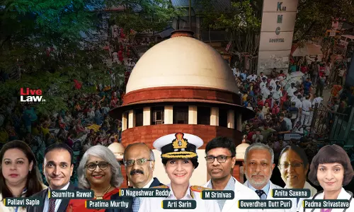 NTF Formed By Supreme Court Gives Suggestions On Safety & Better Working Conditions Of Medical Professionals