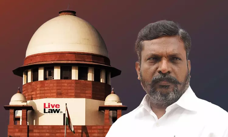 Thol. Thirumavalavan MP Files Review Petition Against Supreme Courts Judgment Allowing Sub-Classification Of Scheduled Castes