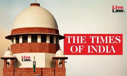 Supreme Court Stays Gujarat HC Order Refusing Apology Published By Times Of India For Wrong Reporting