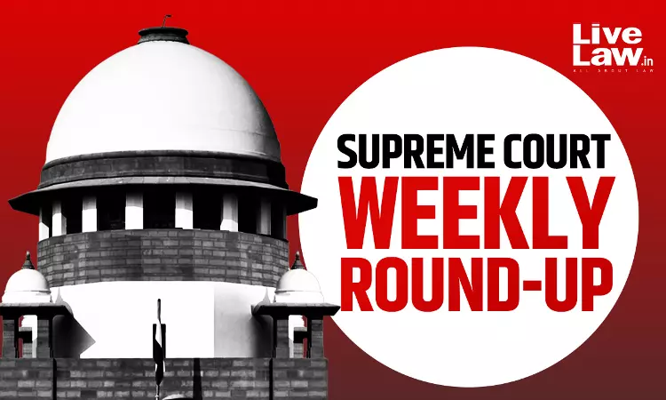 Supreme Court Weekly Round-Up: November 17, 2025 To November 23, 2025 Supreme Court Weekly Round-Up: November 17, 2025 To November 23, 2025
