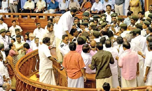 2015 Kerala Assembly Ruckus: High Court Quashes Criminal Case Against Former Congress MLA A.T. George 2015 Kerala Assembly Ruckus: High Court Quashes Criminal Case Against Former Congress MLA A.T. George