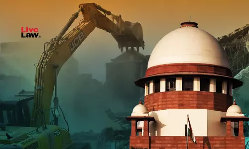 Let Affected Parties Come : Supreme Court Refuses To Entertain NGOs Plea Alleging Violation Of Order Staying Demolitions