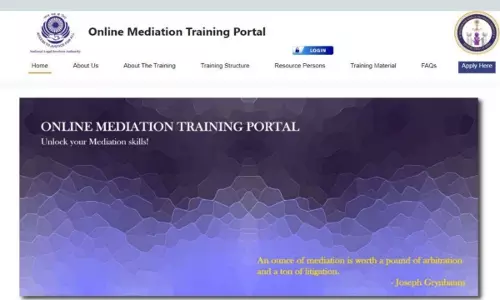 NALSA Launches 40+ Hours Online Training Mediation Web-Portal