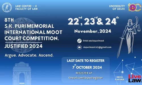 8th S.K. Puri Memorial International Moot Court Competition